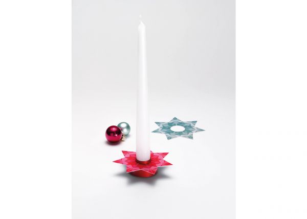 Kerzenhalter BELL - rot