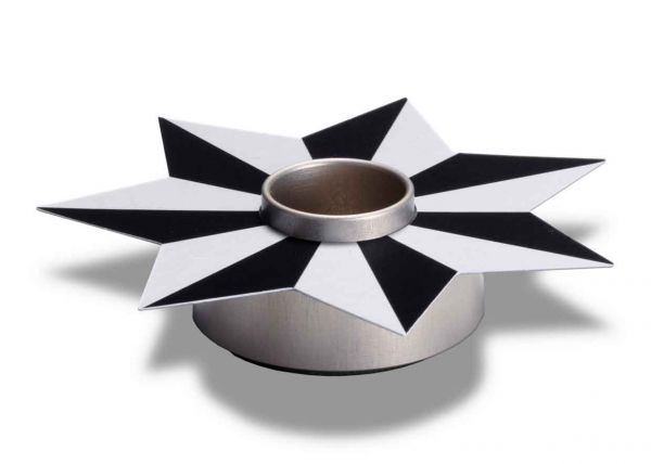 Tropfenfänger DRIP - Stern silber/schwarz