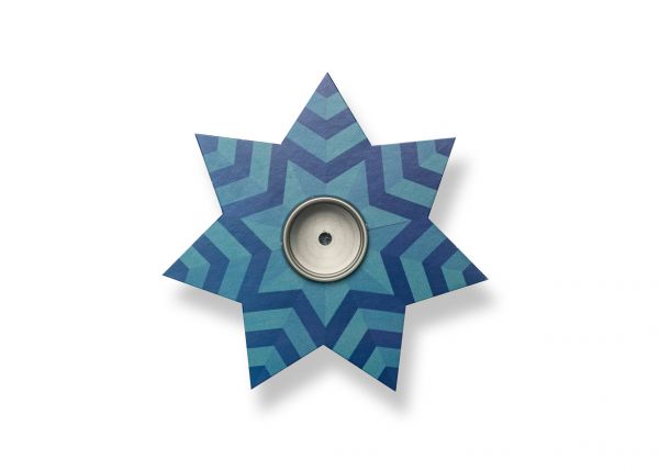 Tropfenfänger DRIP - Stern rot/grün metallic