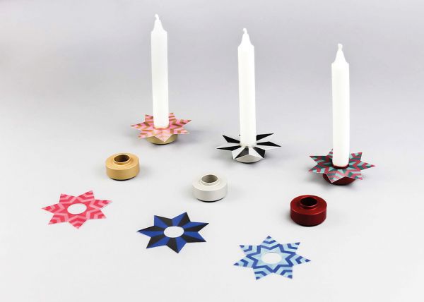 Tropfenfänger DRIP - Stern rosa/gold metallic