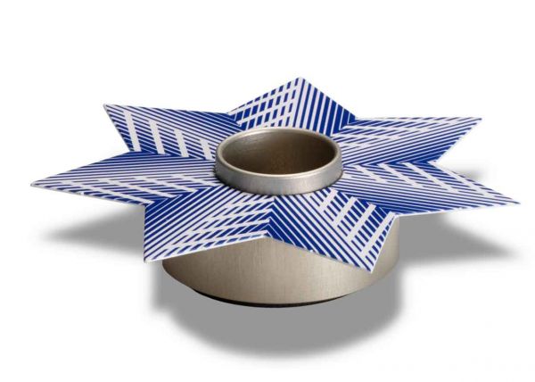 Tropfenfänger DRIP - Stern Regenbogen/gold metallic