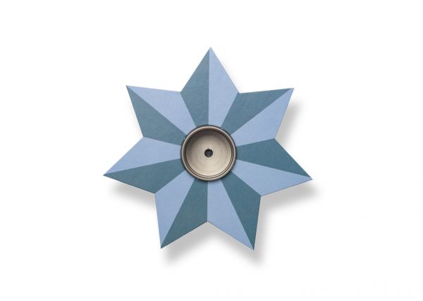 Tropfenfänger DRIP - Stern Regenbogen metallic