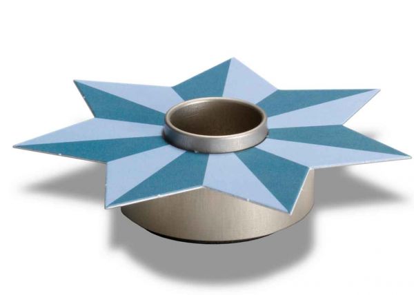 Tropfenfänger DRIP - Stern Regenbogen metallic