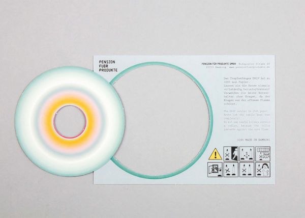 Wax catcher DRIP - bauble green metallic