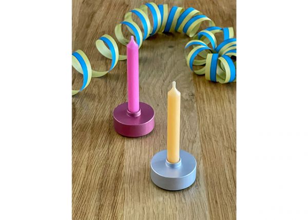 Kerzenhalter BELL SMALL - silber