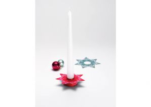 Kerzenhalter BELL - rot