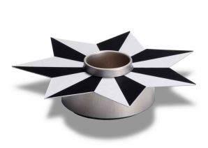 Tropfenfänger DRIP - Stern silber/schwarz