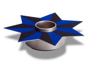 Tropfenfänger DRIP - Stern silber/schwarz