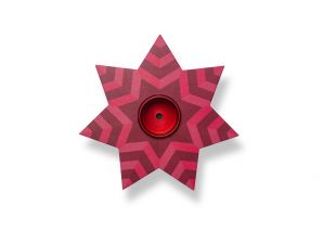 Tropfenfänger DRIP - Stern rosa/gold metallic