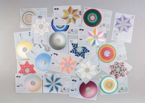 Tropfenfänger DRIP - Stern rosa/gold metallic