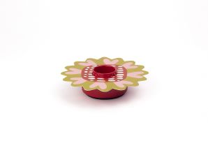 Kerzenhalter BELL - himbeerrot