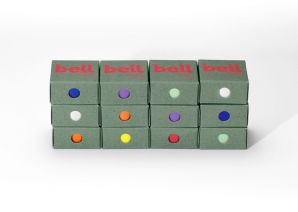 Kerzenhalter BELL - weissgrün