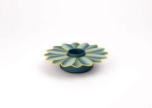 Tropfenfänger DRIP - Blume 4 blau