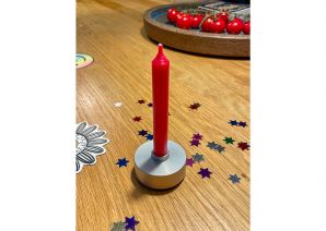 Kerzenhalter BELL SMALL - silber